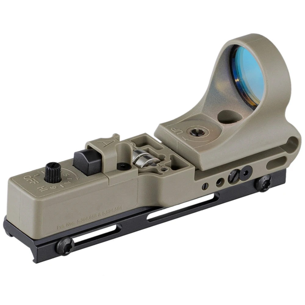 Mira de punto rojo táctica EX 182, SeeMore, reflejo de ferrocarril, mira de punto rojo, óptica de 6 colores, alcance de caza, envío gratis - imagen 4