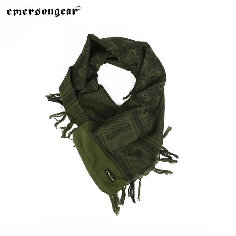 Emersongear-pañuelo árabe táctico, velo facial de esqueleto, máscara de francotirador, bufanda, deportes, senderismo, ciclismo, juego de guerra, viajes, escalada al aire libre - imagen 3