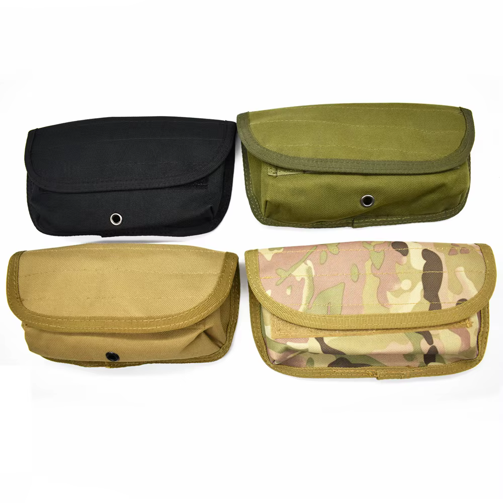 Gexgune-Soporte táctico para Cartucho de munición, bolsa Molle para munición de calibre 12/20G, Soporte redondo para Cartucho táctico Po, 12 rondas - imagen 3