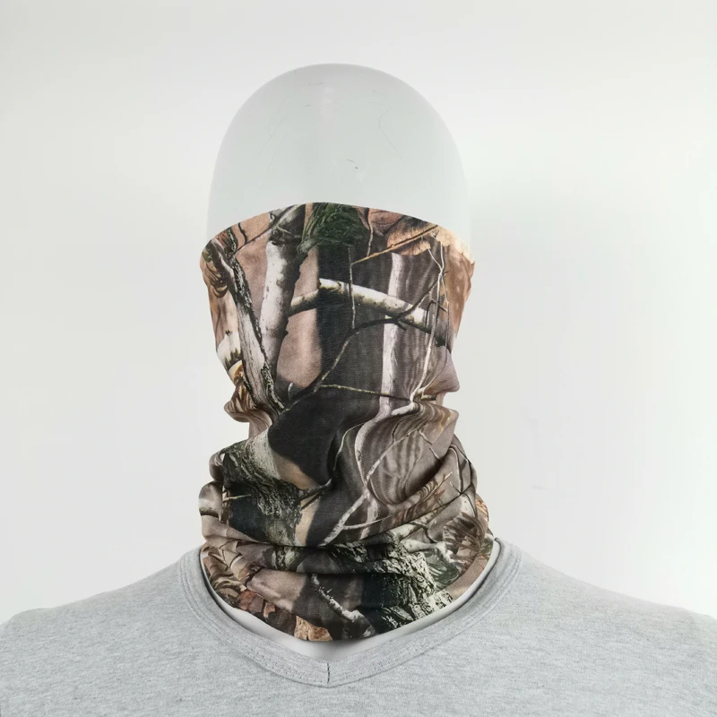 Bufandas de senderismo al aire libre para hombres, cuello transpirable de poliéster, a prueba de viento, Anti UV, cubierta de cuello, máscara facial, pesca, caza, ciclismo, Bandana - imagen 2