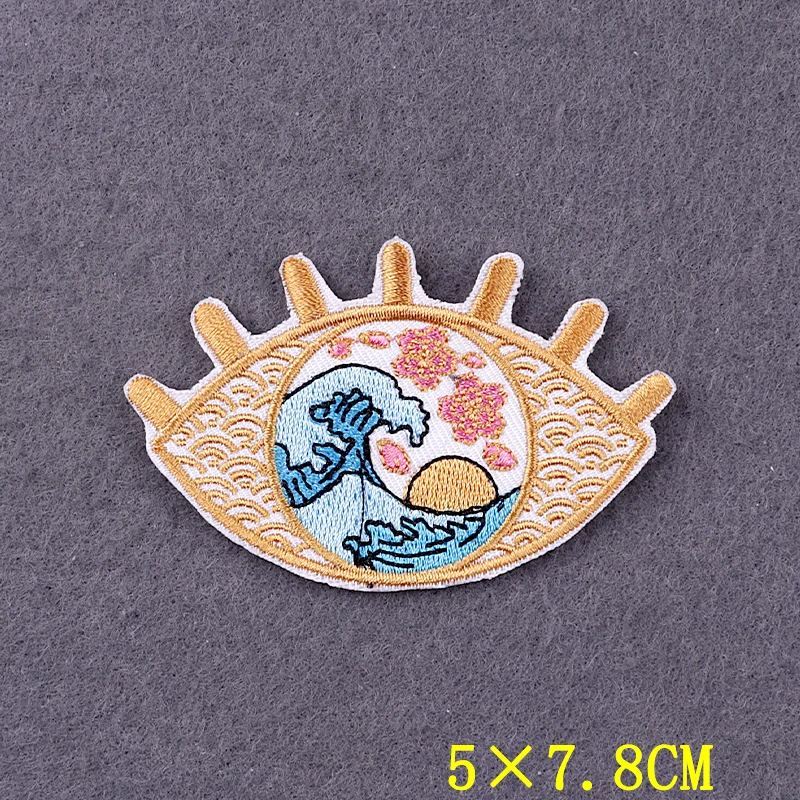 Parches para planchar en la ropa al aire libre, DIY, para calcomanías para ropa de montaña, desierto, parches bordados para chaqueta - imagen 3