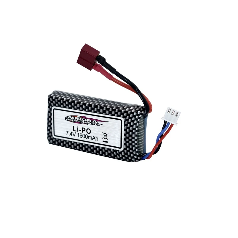 Batería Lipo XLH 7,4 para coche teledirigido, recambio Original de 9125 v, 7,4 mah, 1600mah, 9125 mah, 1600 v, 1-5 unidades - imagen 2