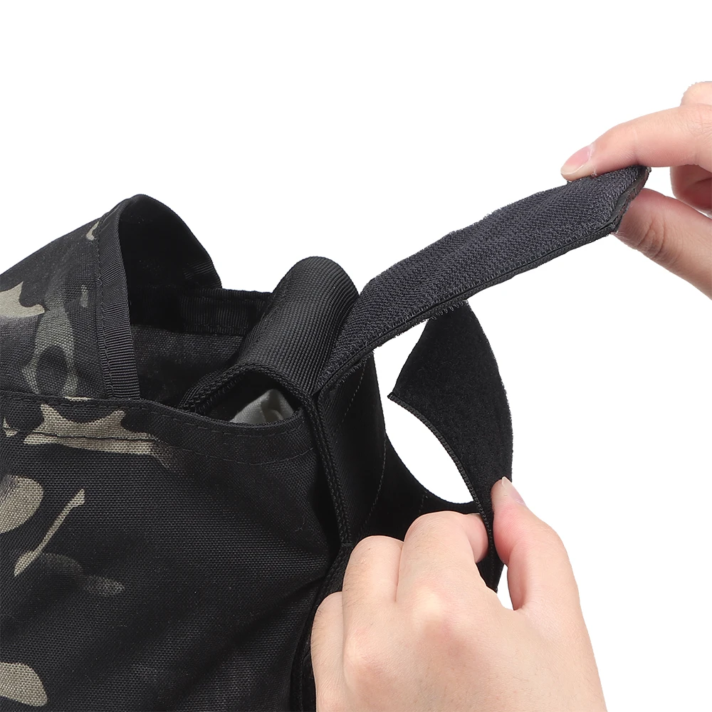 Riñonera multifuncional de alta capacidad, bolsa de almacenamiento de camuflaje táctico, bolsa colgante portátil plegable resistente al desgaste para exteriores - imagen 2