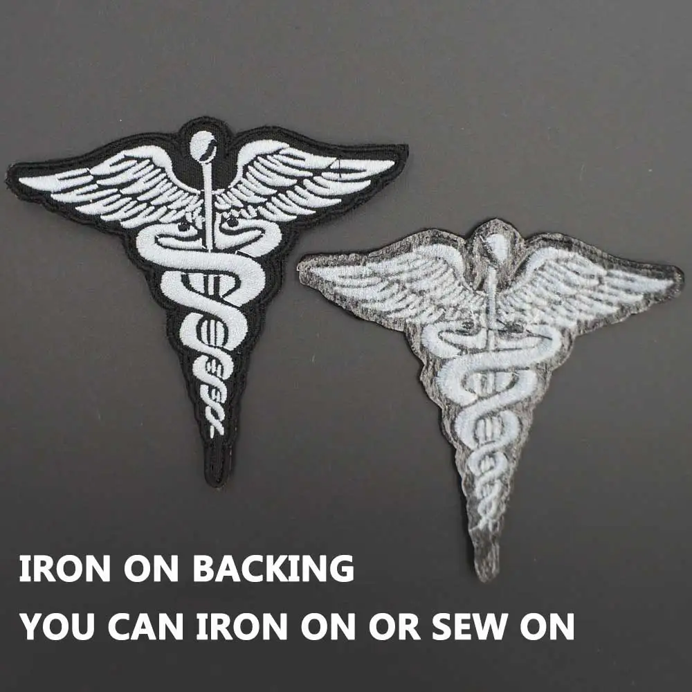 Cetro Snake táctico Samural militar bordado parche ejército táctico Boost moral insignia para bolso chaqueta brazo sombrero - imagen 4