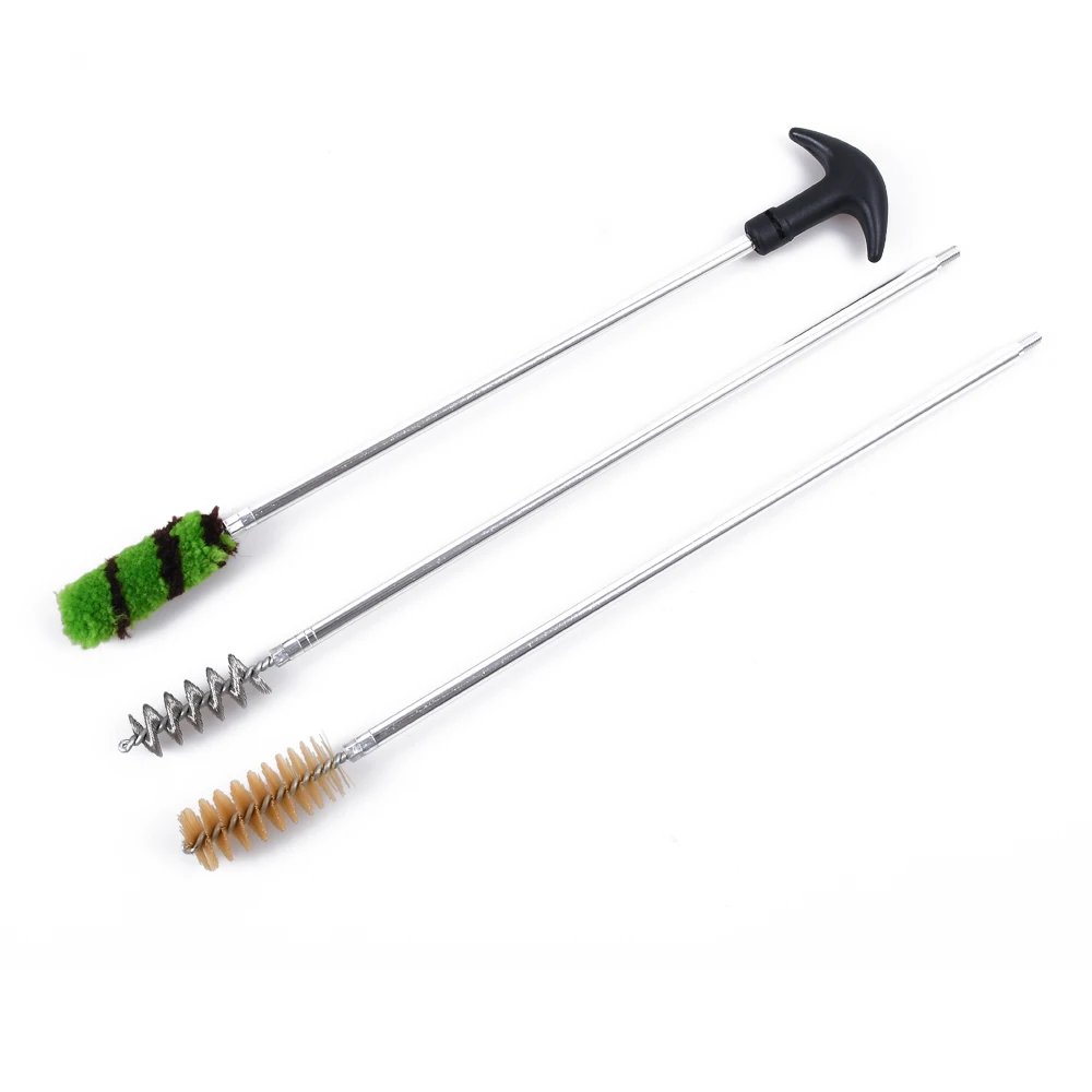 Kit de limpieza de calibre de 16 GA, Juego de cepillos de varilla de calibre, herramienta para Airsoft, accesorios militares de limpieza de Rifle de caza, 6 unids/set - imagen 3