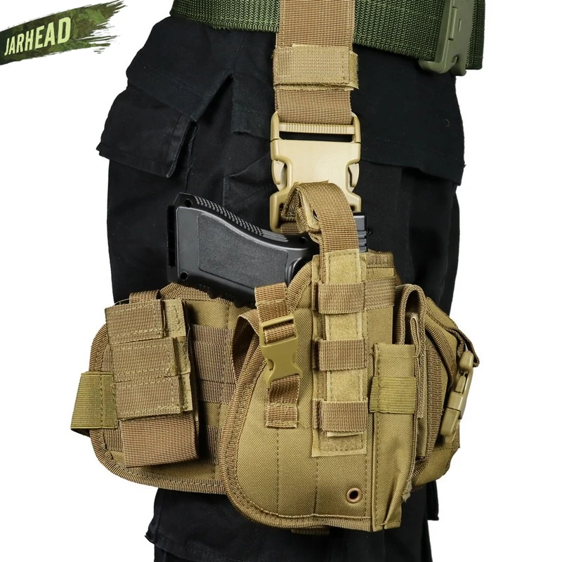 Funda de pistola de mano táctica, combinación, pierna caída, para GL 17, M9, 1911, M9A1, SP2022, P228, P229, P226, PPK, USP - imagen 4