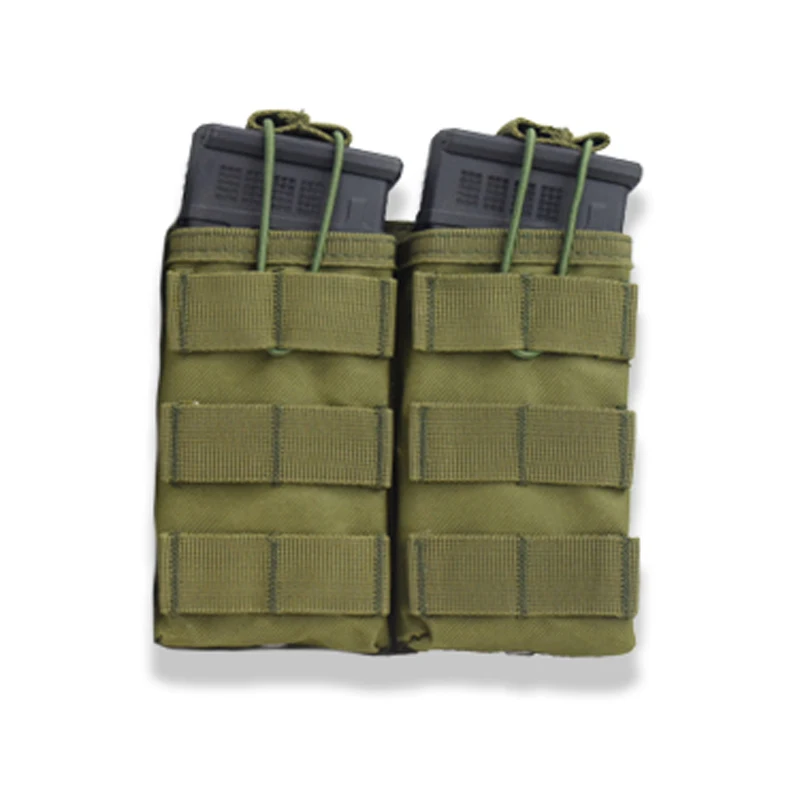 Accesorios militares tácticos para tiro de caza, bolsa Molle de nailon 1000D para Paintball Airsoft, revista MOLLE individual/doble/Triple - imagen 4