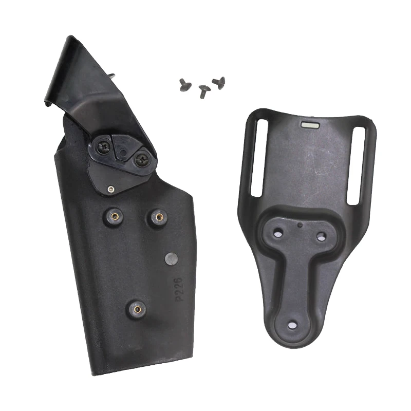 Funda de pistola táctica para diestros, cinturón de transporte para pistola de combate militar, para caza, Airsoft, Sauer SIG P226 - imagen 4