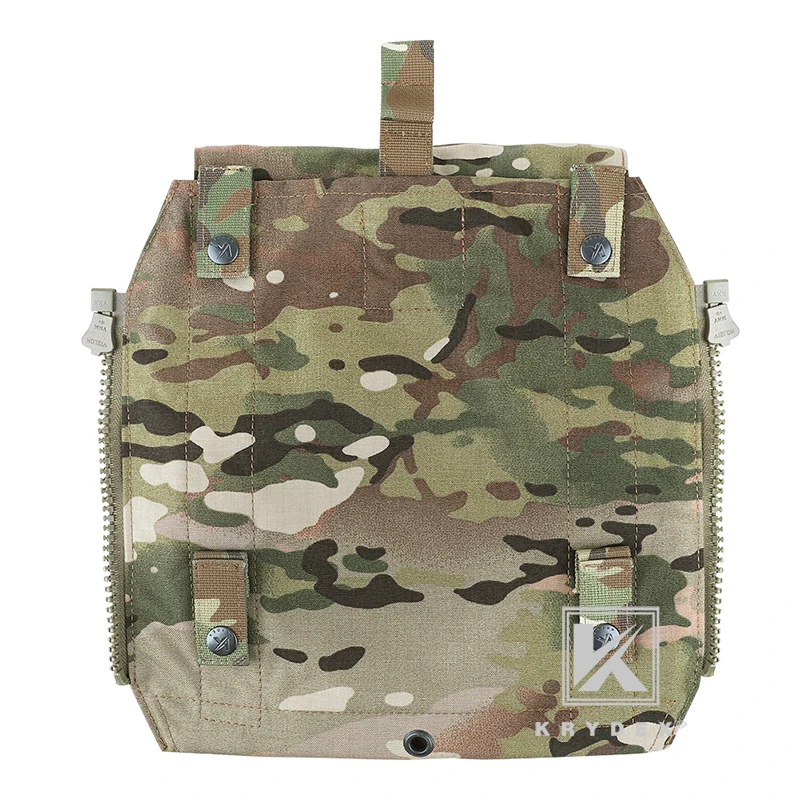 KRYDEX-paquete táctico con Panel de cremallera para chaleco, mochila para CPC, NCPC, AVS, JPC2.0, Airsoft, accesorios de equipo de combate, bolsa de Panel de transporte - imagen 3