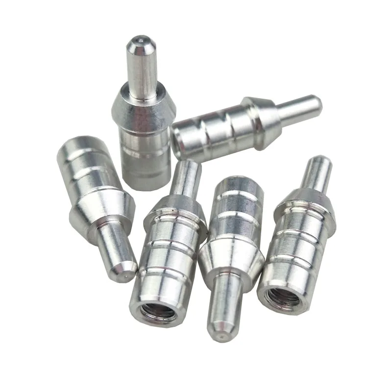 Adaptador de aluminio para flechas de arco recurvo compuesto, Pin de aluminio para caza, ID de 6,2mm, 12/20/50 unidades - imagen 2