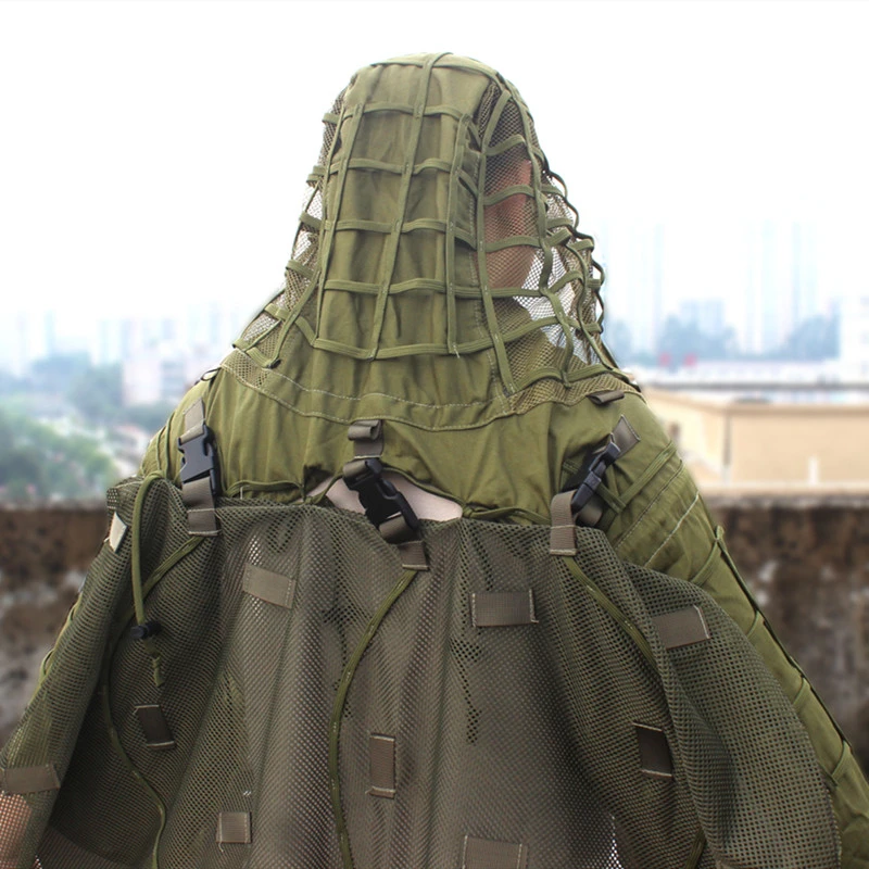Traje Ghillie táctico de tiro al aire libre, accesorio desmontable para caza, caza, observación de aves - imagen 4