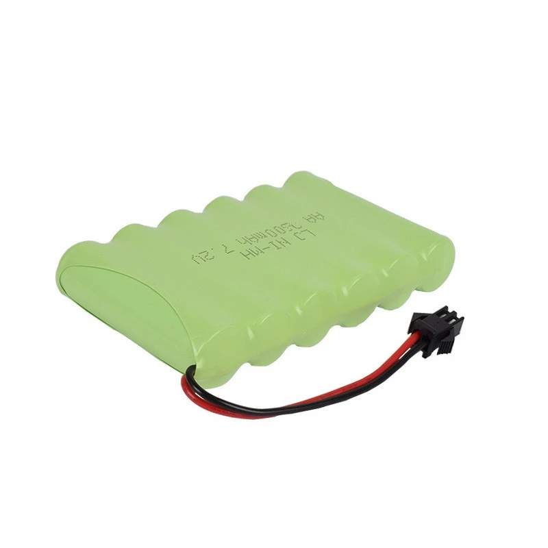 Batería recargable de 7,2 v para coches teledirigidos, 3000mah, NiMH, para tanques, trenes, Robot, barco, pistola, Ni-MH, AA, 700mah, 7,2 v, Modelo M - imagen 2