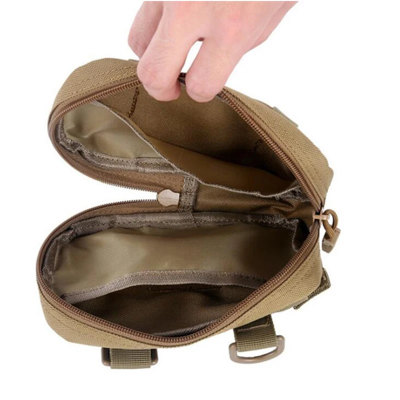 Bolsa de cintura táctica para exteriores, riñonera de vientre para hombre, bandolera Molle, bolso de hombro, bolsa de herramientas EDC, accesorio para equipo de caza - imagen 5