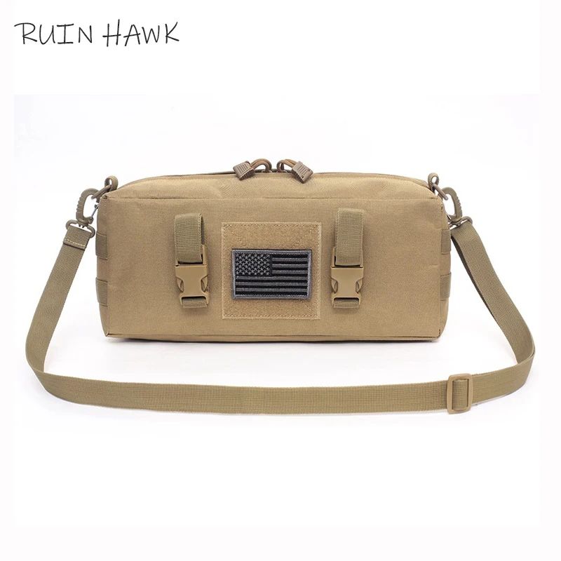 Bolsillo táctico de nailon para senderismo, bolsa de almacenamiento para montañismo, deportes al aire libre, caza militar, montañismo, Camping - imagen 3