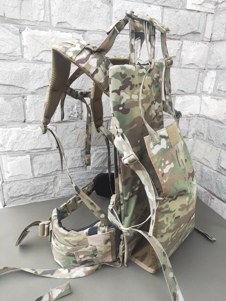 Chaleco multifuncional con marco trasero de fibra de carbono, transmisor de Radio, disipación de calor, soporte de peso, equipo VR para caminar al aire libre - imagen 4