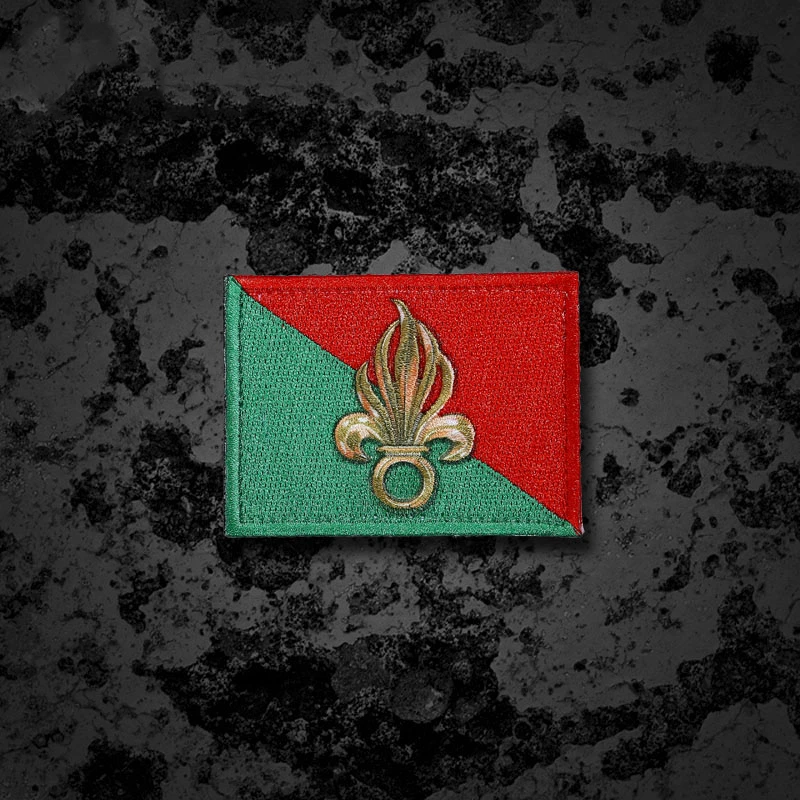 Parches bordados de segundo paracaidista de la Legión Extranjera de Francia, insignia DIY de Honneur Fidelite, Fidelity militar, soldado de élite - imagen 2