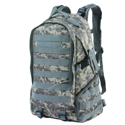Mochila táctica MOLLE impermeable camuflaje para acampada