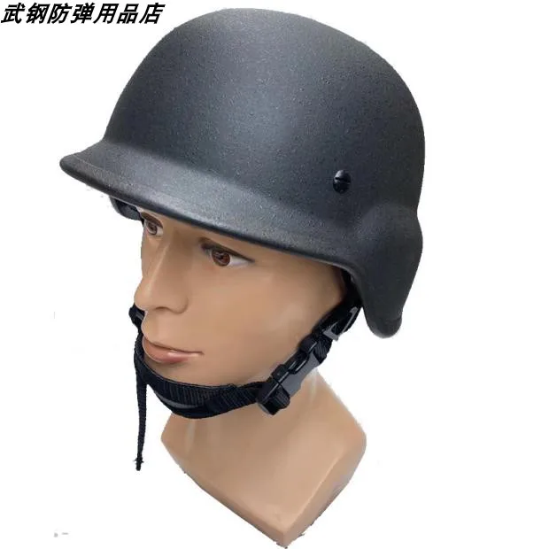 Casco de acero M88, balístico táctico para exteriores, equipo de campo CS, casco de batalla, casco antidisturbios negro - imagen 5