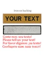 your text-Iron on