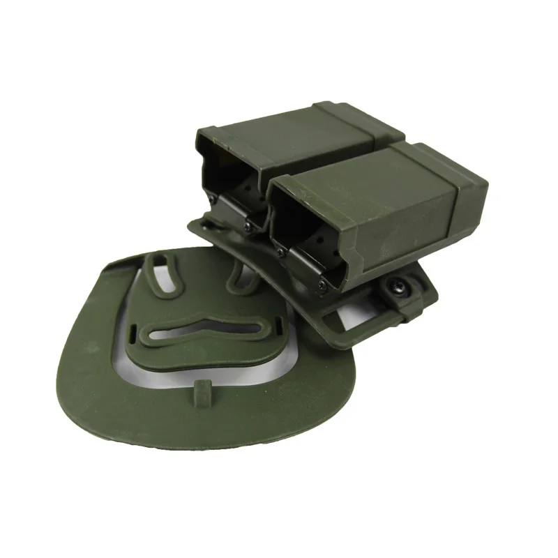 Bolsa táctica doble con cinturón para Glock 17 19 Beretta M92 Sig USP, funda para cargador, accesorios para pistola - imagen 2