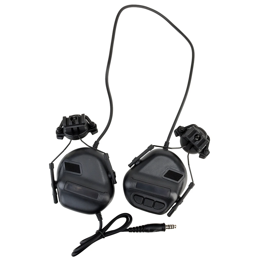 Auriculares tácticos de tiro, audífonos de comunicación con sonido para exteriores, Airsoft, Paintball, CS, protección para juego de guerra - imagen 3