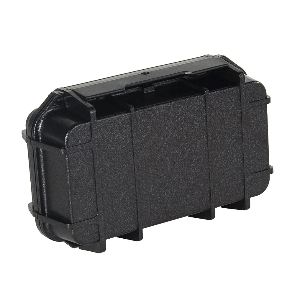 Caja de almacenamiento táctica ABS EDC, estuche impermeable de doble capa, equipo sellado de espuma de seguridad para explorar Paintball de tiro portátil - imagen 5