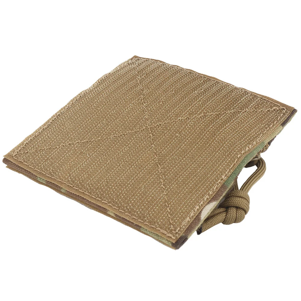 Bolso táctico portátil para el pecho, bolsa colgante de 4 "x 4", chaleco MK3 MK4, Micro bolsa de almacenamiento de camuflaje de nailon con Velcro de bucle de 4 "x 2" - imagen 4