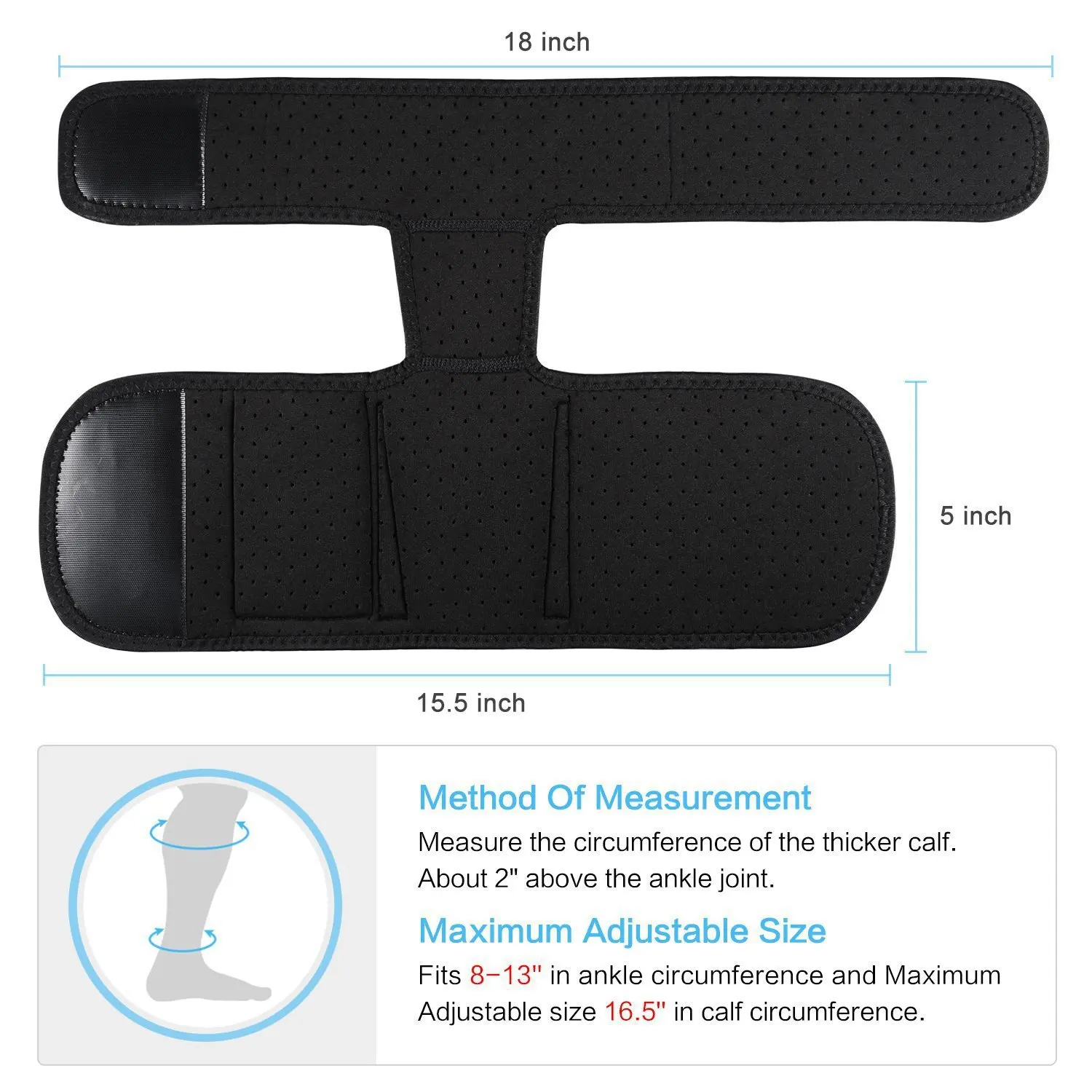 Funda para pistola de tobillo táctica oculta ajustable negra, funda Universal para transporte de pierna, funda de tiro para uso táctico - imagen 4