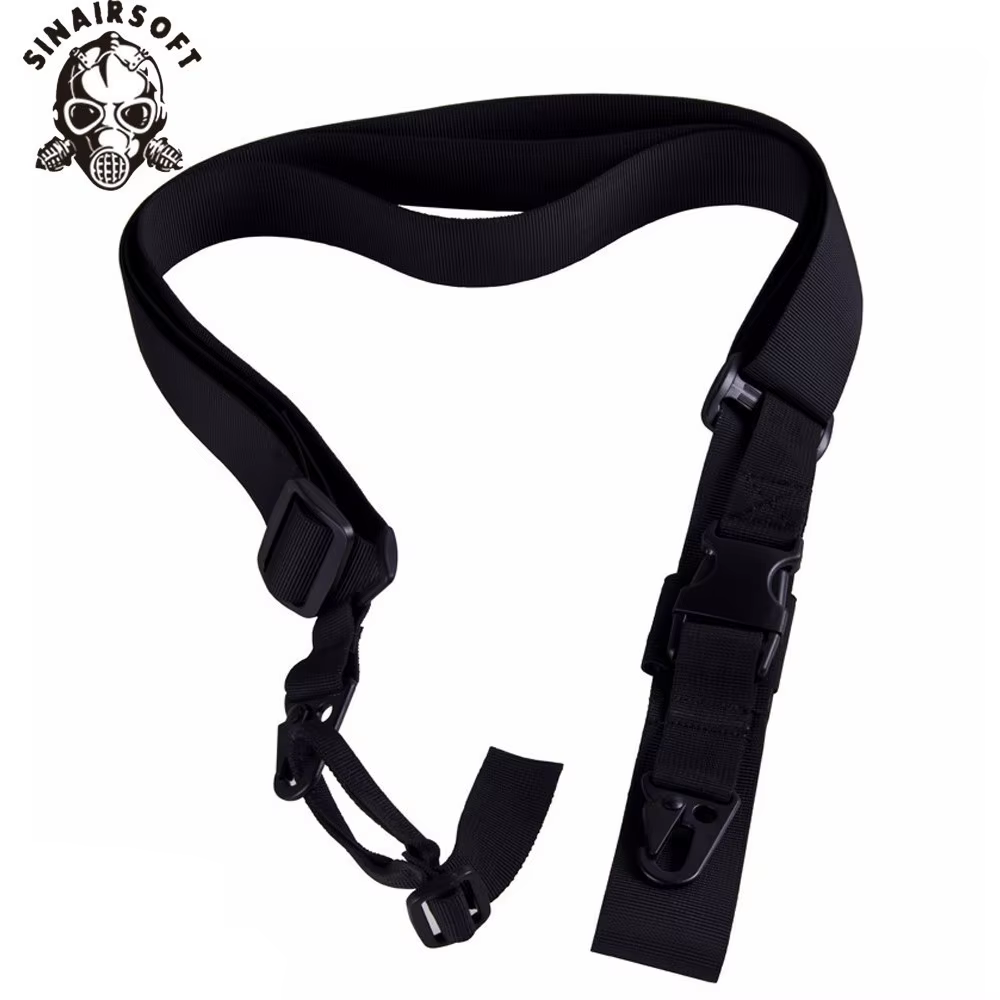 Correa de liberación rápida de 3 puntos para Rifle AR, Correa táctica ajustable para pistola de Airsoft para fundas de caza - imagen 4