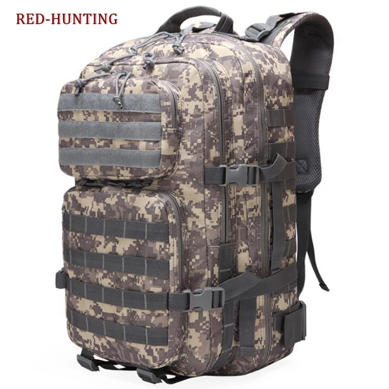 Mochila de senderismo táctica militar del ejército, bolsa de camuflaje para deportes al aire libre, senderismo, Camping - imagen 4