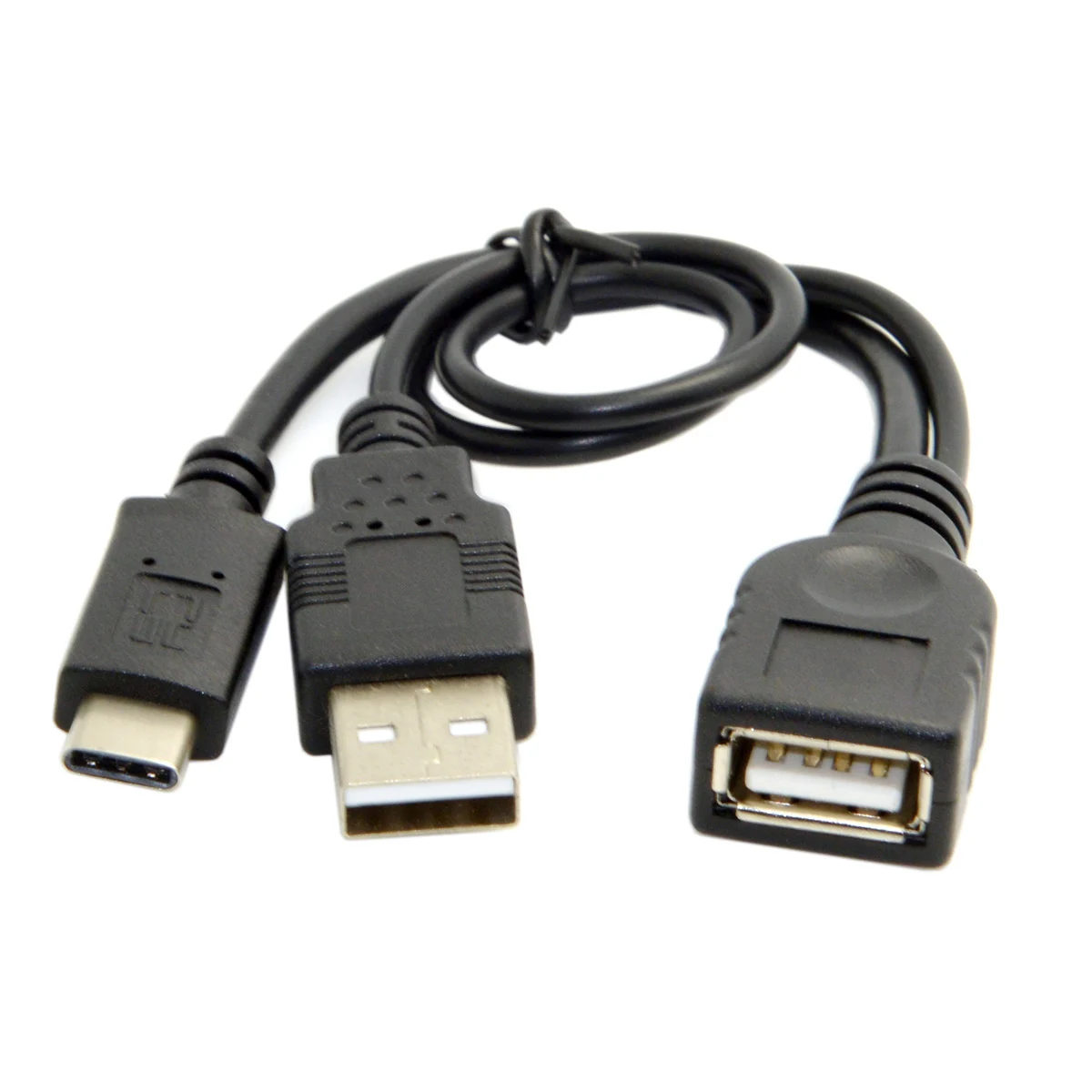 CY-Cable de alimentación de datos OTG tipo C, USB 3,1, USB-C a USB 2,0 hembra, para teléfono móvil, tableta, Lap top, Mac book Pro, disco duro - imagen 3