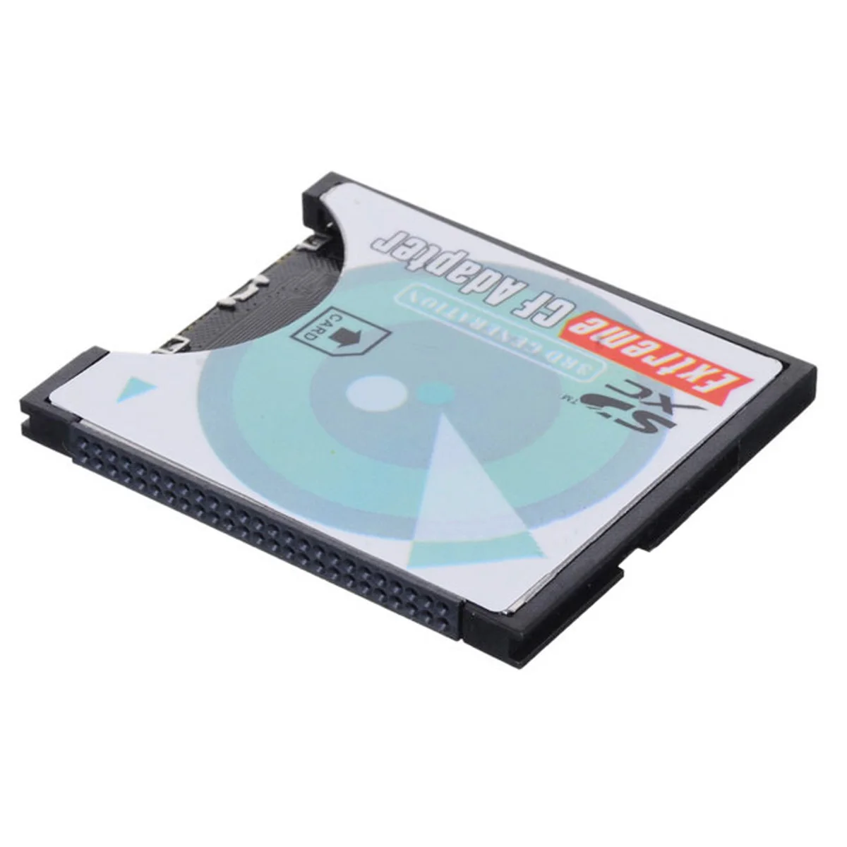 Chenyang-Adaptador de tarjeta de memoria SD SDHC SDXC a Flash compacto extremo de alta velocidad CF Tipo I - imagen 3