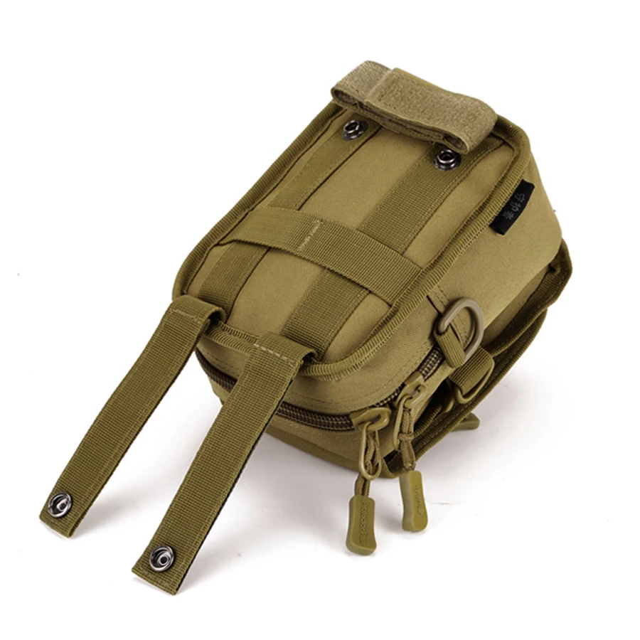 Mochila de hombro impermeable para teléfono, bolsa de cintura Molle de 5,5 pulgadas para acampar al aire libre, senderismo, combate táctico, militar, correr - imagen 5