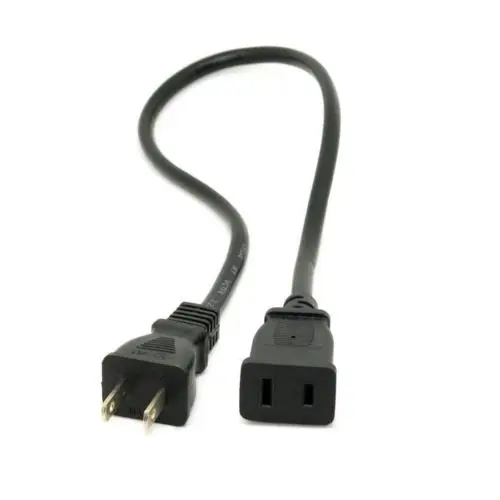 Cable de extensión de alimentación para ahorrador de salida de EE. UU., Cable de 50cm, 2 clavijas, 2 salidas para NEMA 1-15P a NEMA 1-15R - imagen 3