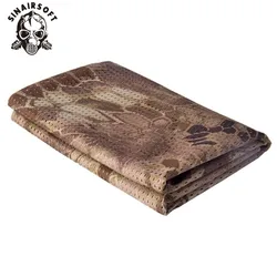 SINAIRSOFT-bufanda táctica de malla de camuflaje para hombre y mujer, bufanda para deportes Airsoft, caza, máscara facial CS, Sabage LY1401