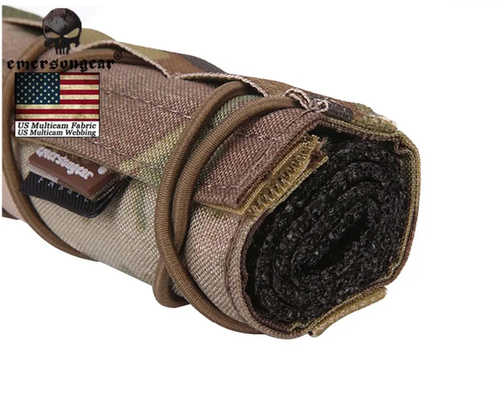 Emersongear-funda táctica para supresor Airsoft, 18cm, tela protectora para silenciador, Panel de herramientas, funda para silenciador, bolsa para caza EM9473 - imagen 4