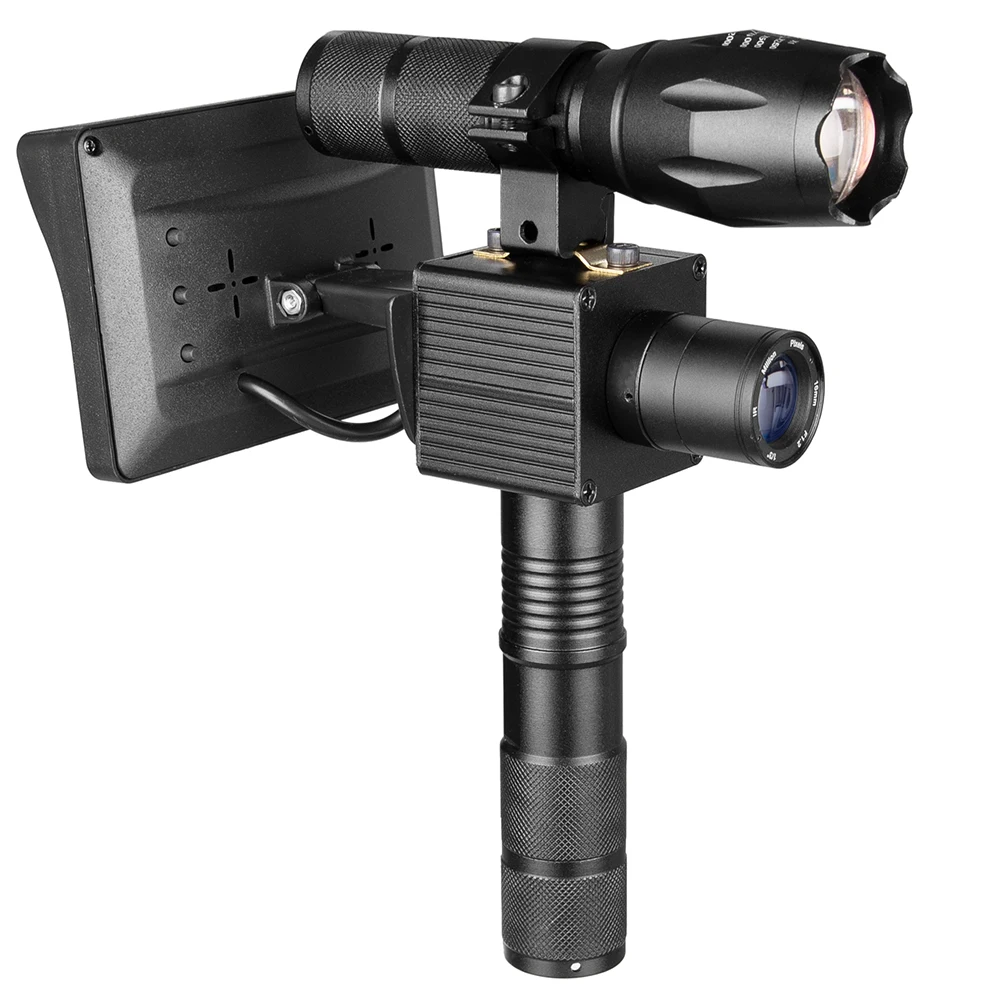 Cámaras de visión nocturna IR con LED infrarrojos de 850 nm, alcance para exteriores 0130, impermeables, LED de 4,3 pulgadas, cámaras trampa para vida silvestre - imagen 5