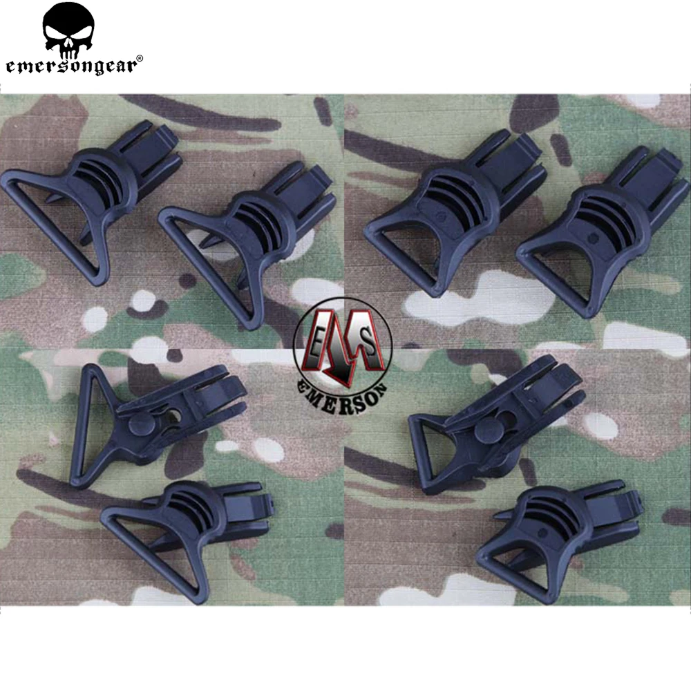EMERSONGEAR-Pinzas giratorias para casco, accesorios de casco, adaptador rápido, Airsoft, Paintball, EM8620, color negro - imagen 2