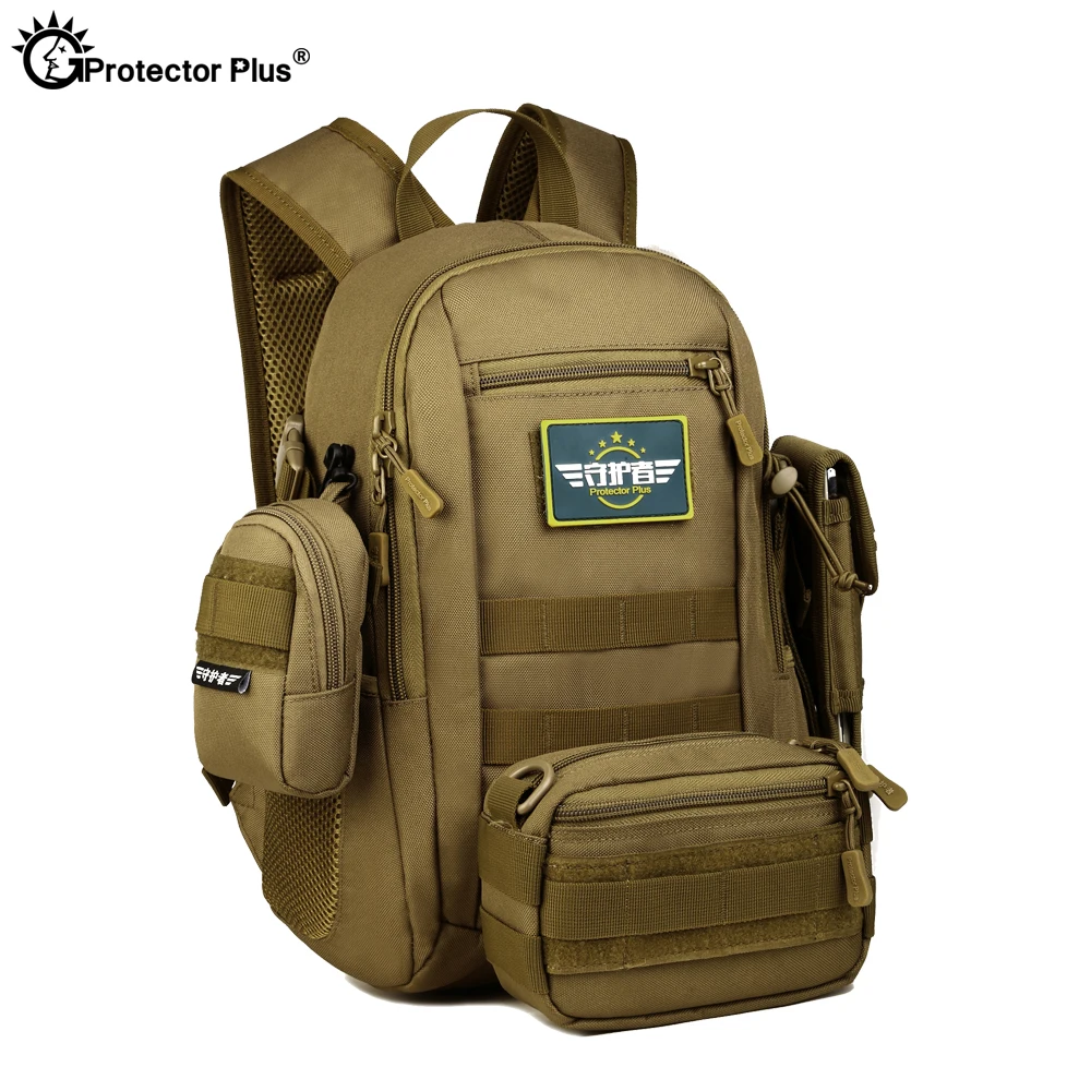 Protector Plus-mochila táctica MOLLE de 12L para niños, Mochila pequeña impermeable, mochilas escolares, mochila militar para niños, paquete de asalto - imagen 2