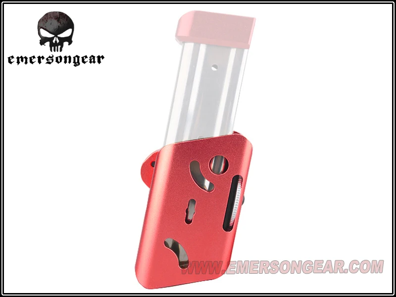 Bolsa para revistas CNC Airsoft Aluminio IPSC, rotación de 360 grados, Glock Hi-CAPA BD6280 - imagen 3