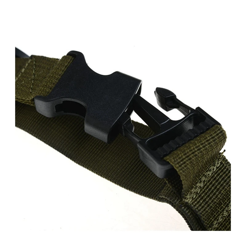 Accesorios de eslinga de Rifle de caza, sistema de correa de pistola ajustable táctica M4 AK AR15, cuerda de pistola de 3 puntos para caza Airsoft - imagen 3