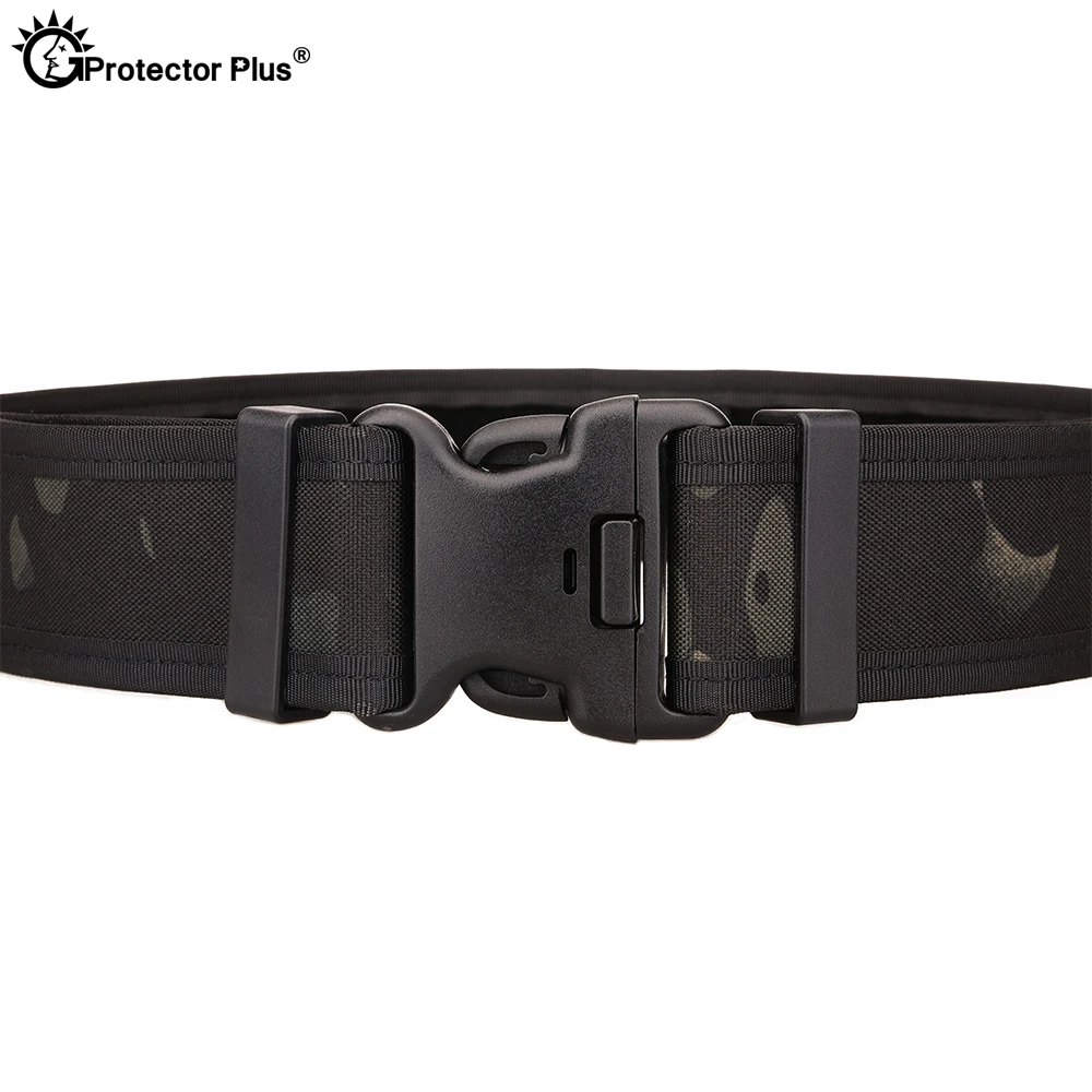 PROTECTOR PLUS táctico caza Camping al aire libre duradero CS extendido rápido colgante duro exterior multifunción doble hebilla cinturón - imagen 2