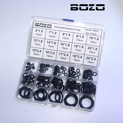 200pcs Black RBR