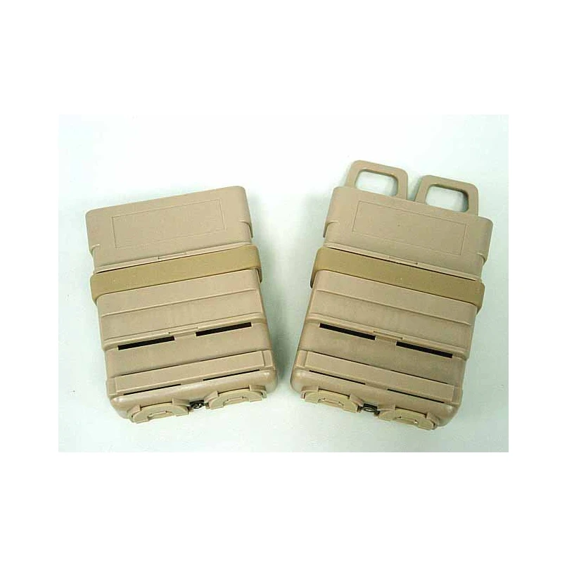 FMA-Rifle Airsoft 5,56 Mag M4, cargador de fijación rápida, módulo de sistema Molle táctico, combinación de dos soportes, bolsa de caza - imagen 4