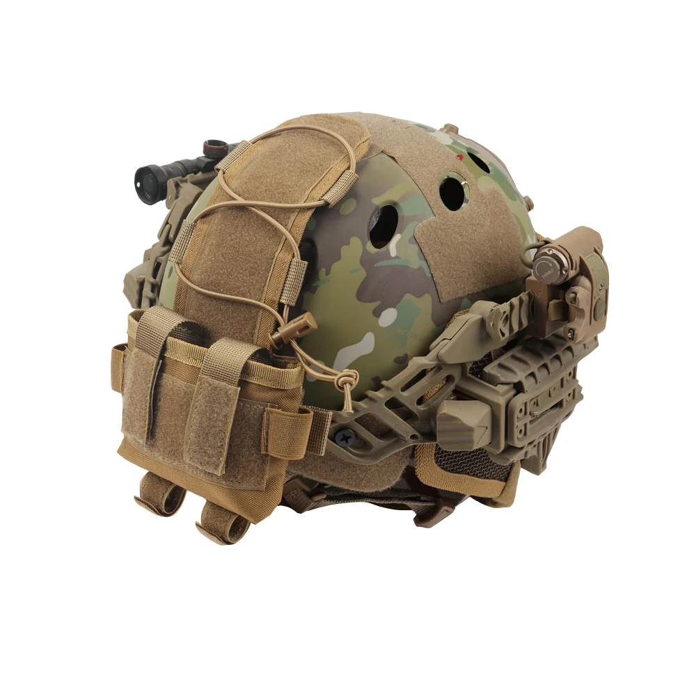 Bolsa táctica MK2, funda de batería para casco, caza, combate de camuflaje, contrapeso táctico, bolsa de batería, bolsa Molle - imagen 5