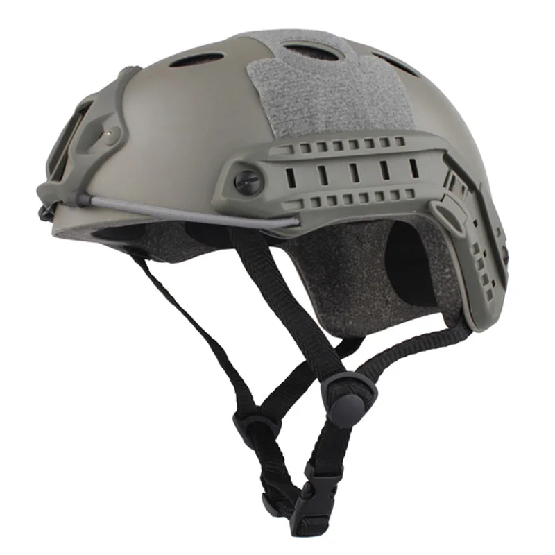 Casco táctico De esfaldón Airsoft para hombre, protección De cabeza rápida De 58-60cm, Abs, duradero, con bronceado, superventas - imagen 5