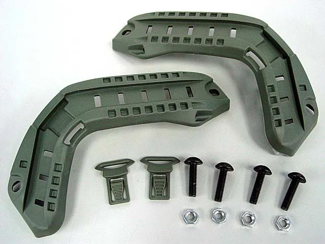 Rieles laterales de casco ARC con cordón para MICH OPS Core, accesorios para casco táctico de Paintball - imagen 2