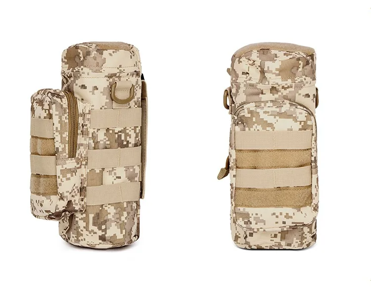 Una bolsa de camuflaje con correa y bolsillo