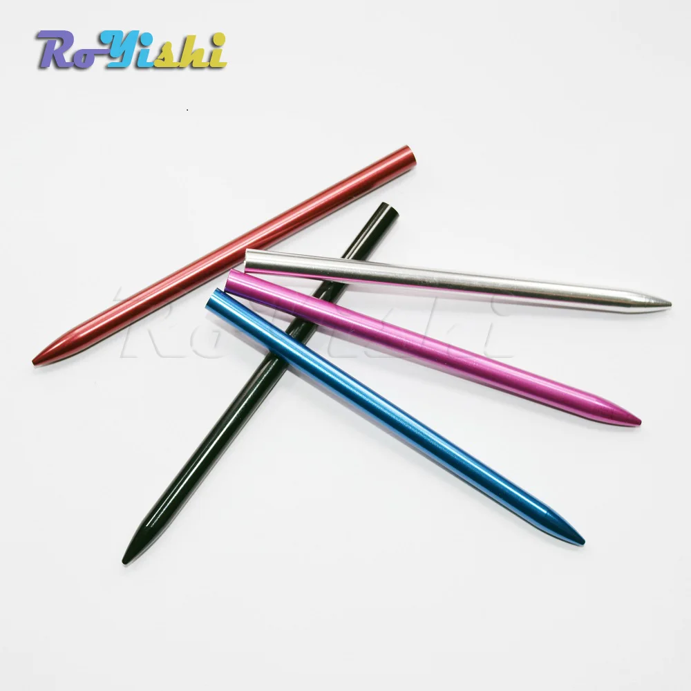 Aguja de Paracord de aluminio, accesorio con rosca de tornillo, punta de eje, aguja de Stiching, para pulsera práctica, 3,5 pulgadas, 10 unids/paquete - imagen 3
