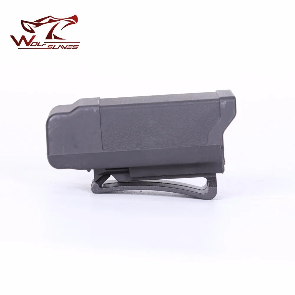 Clip táctico para bolsa de revista de una sola pistola, para calibre 9mm a.45 GLOCK M9 P226 HK USP Airsoft, accesorios de caza - imagen 3